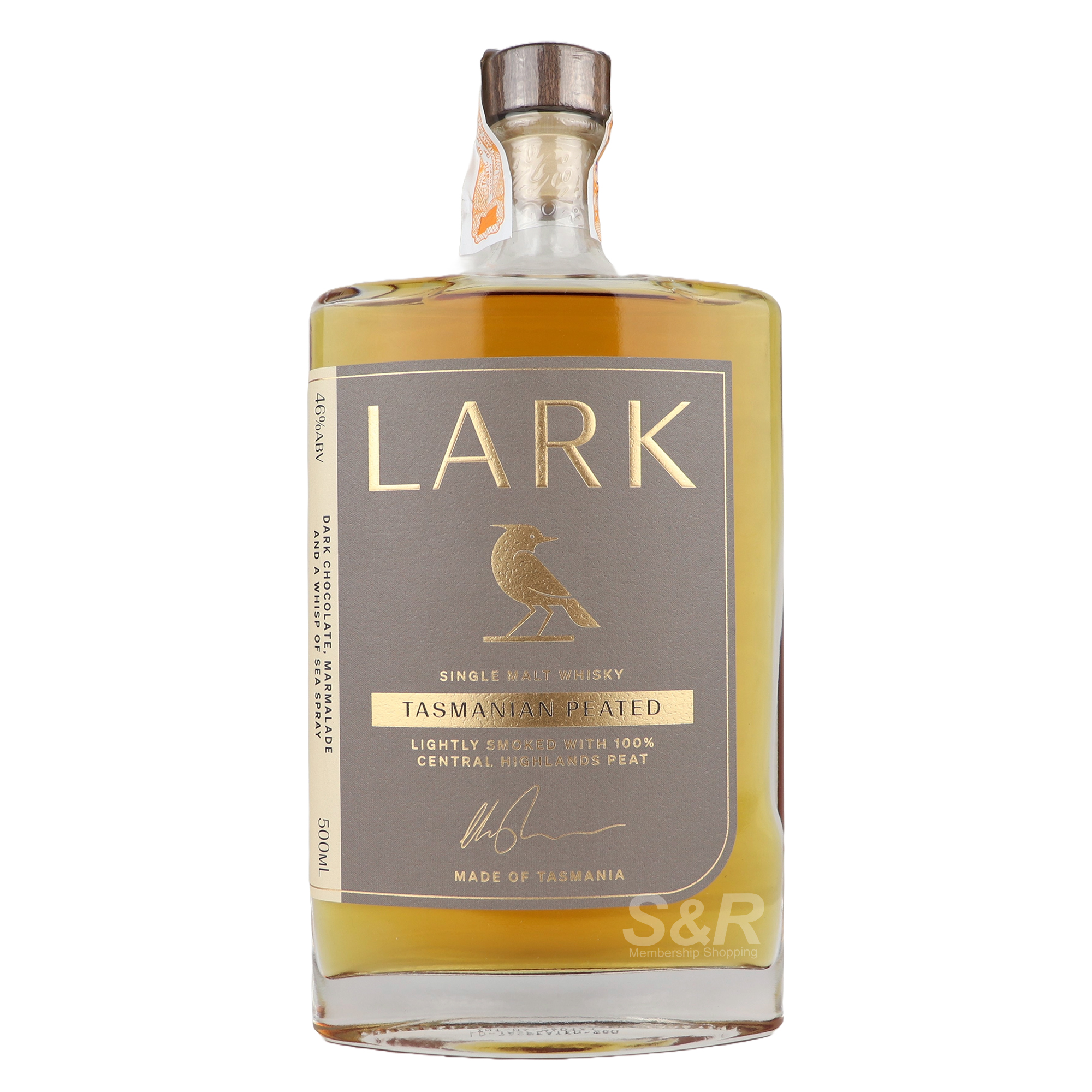 Lark Tasmanian Plated Whisky 500mL Lark Tasmanian Plated Whisky 500mL